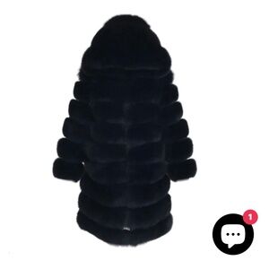 Full length custom detachable fur coat